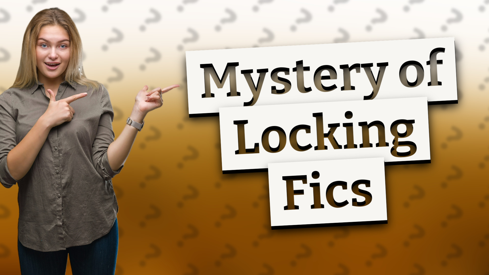 Mystery of Locking Fics