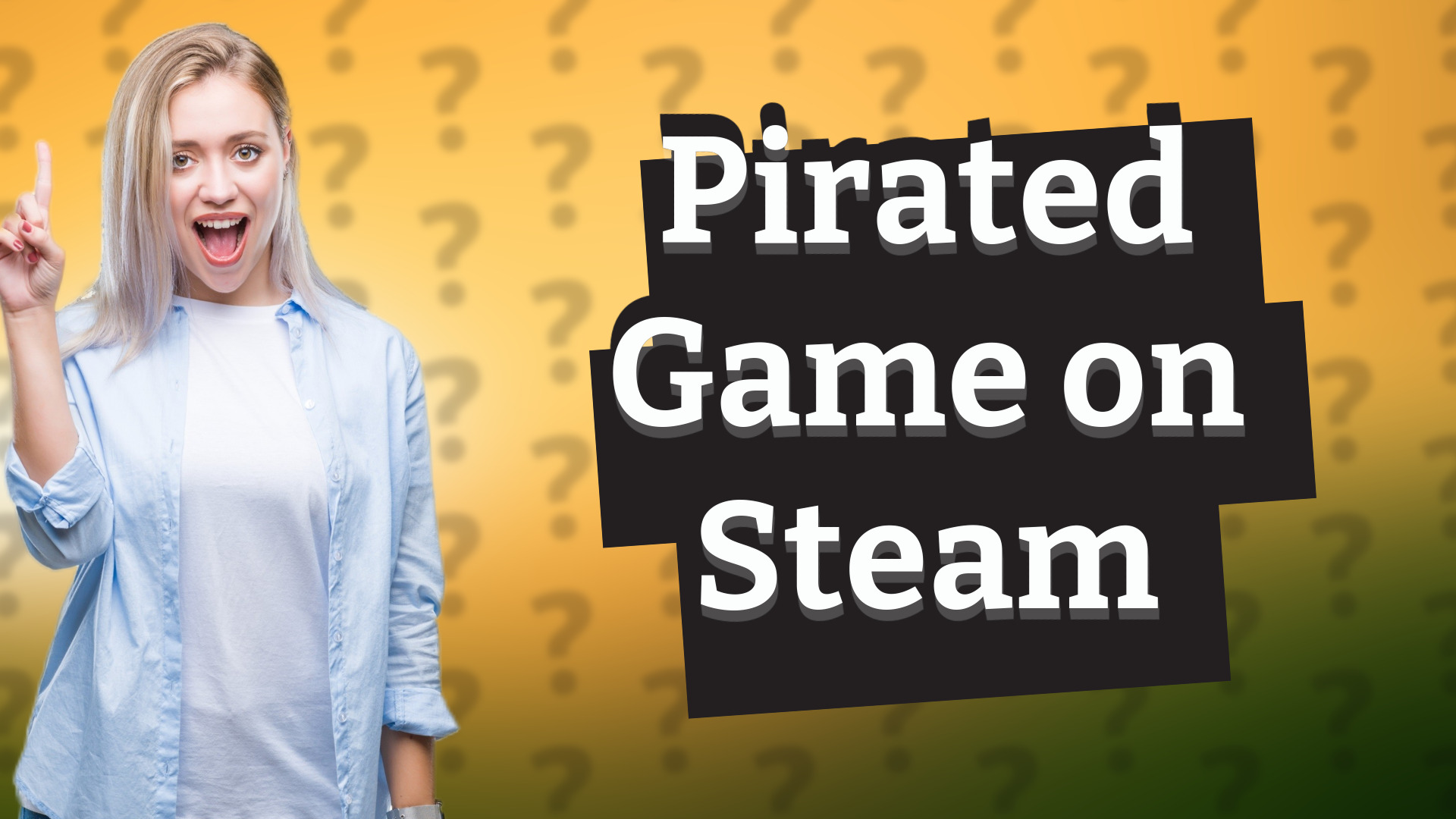 Pirated Game on Steam