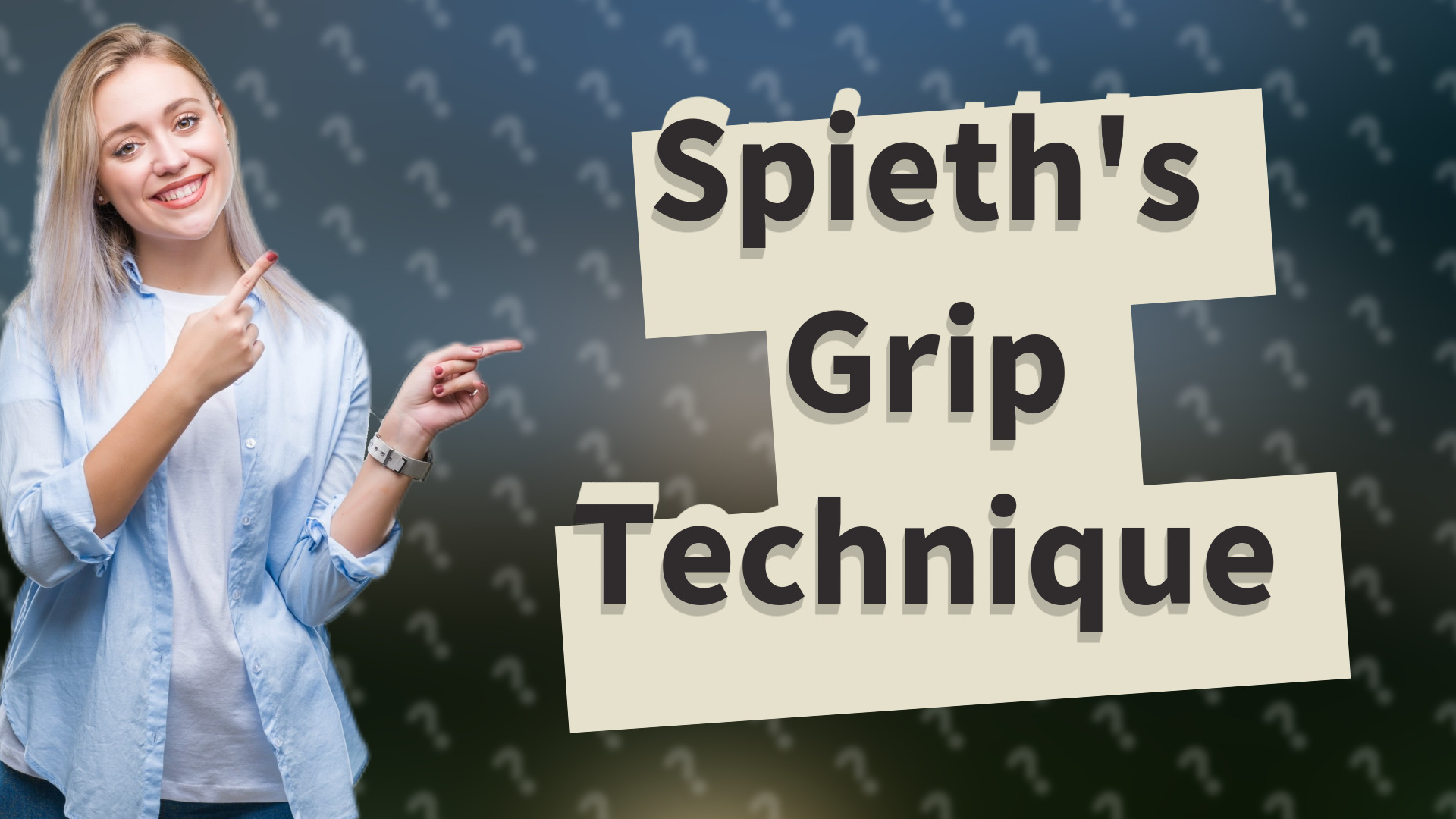 Spieth's Grip Technique