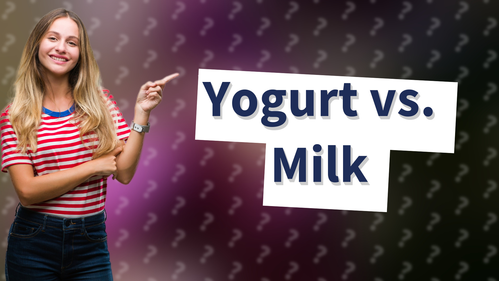 Yogurt vs. Milk