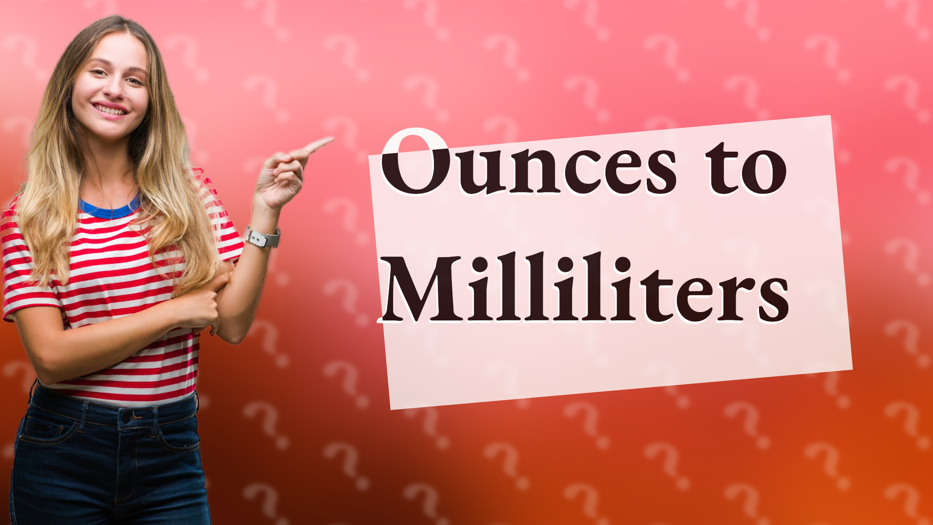 Ounces to Milliliters