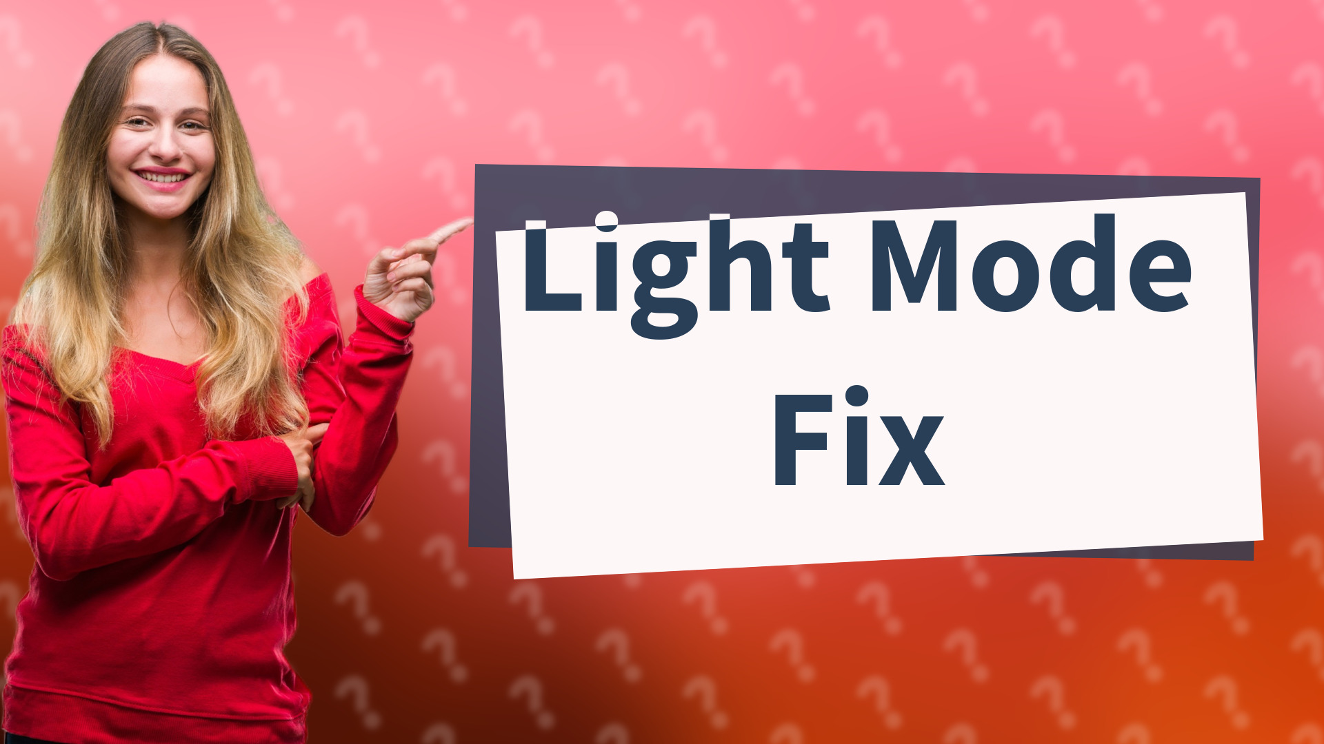 Light Mode Fix