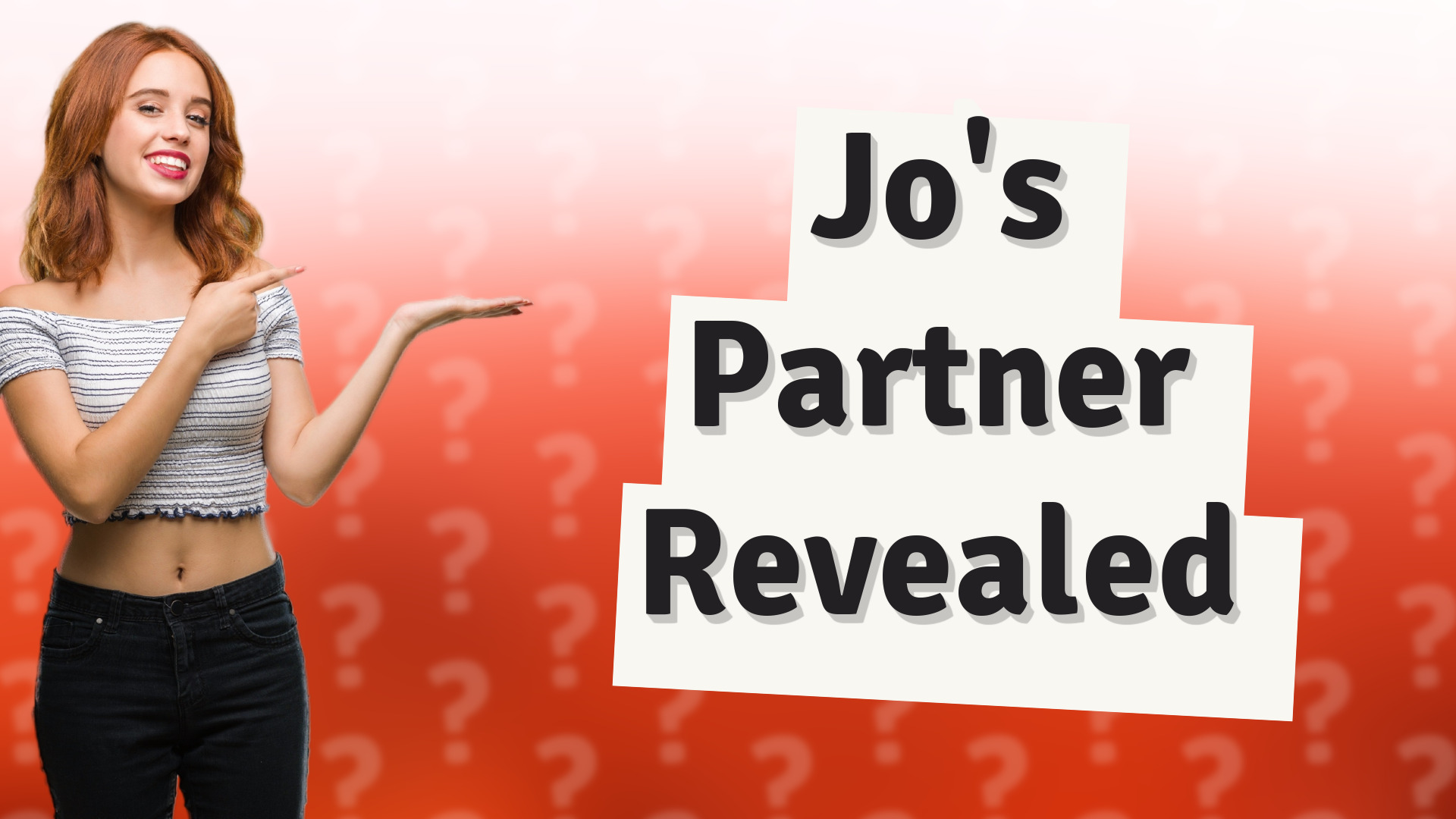 Jo's Partner Revealed
