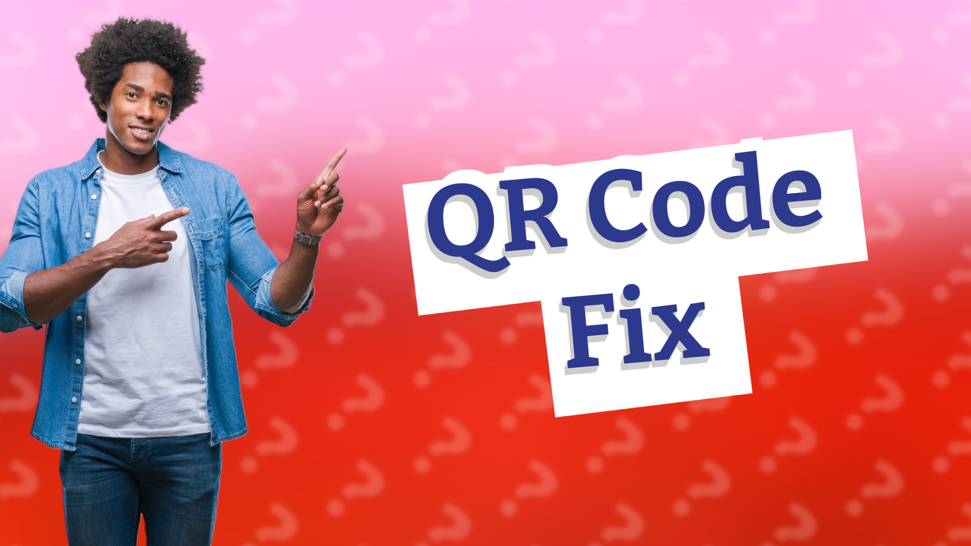 QR Code Fix