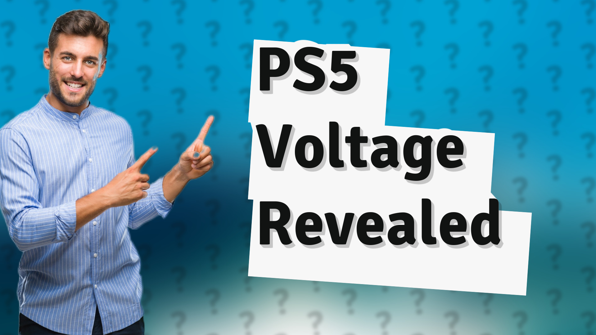 PS5 Voltage Revealed