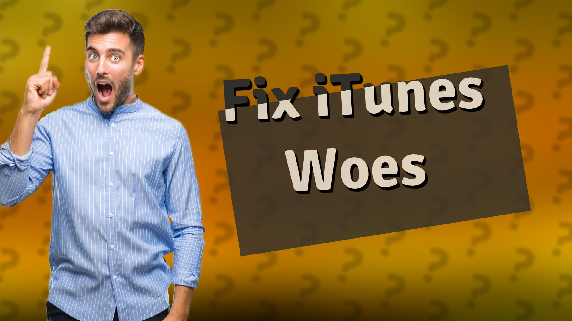 Fix iTunes Woes