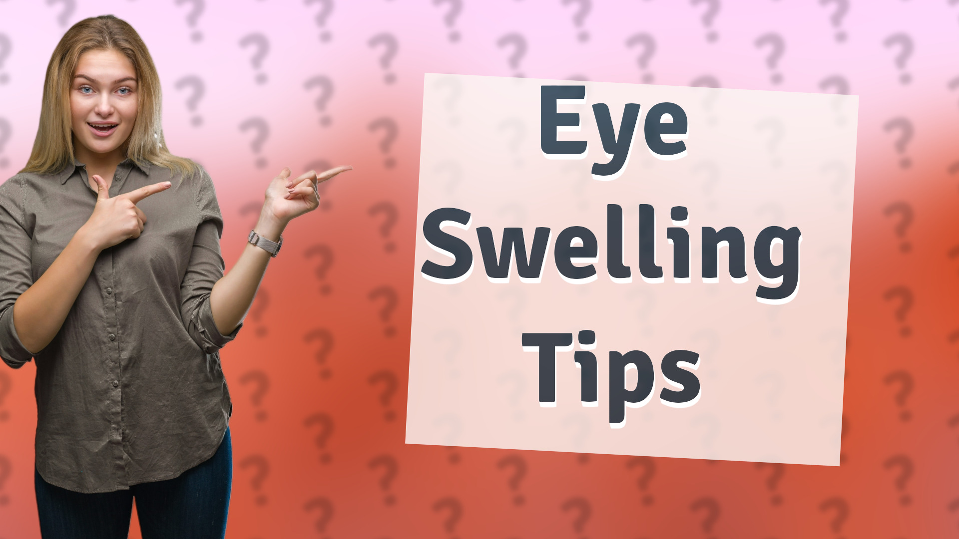 Eye Swelling Tips
