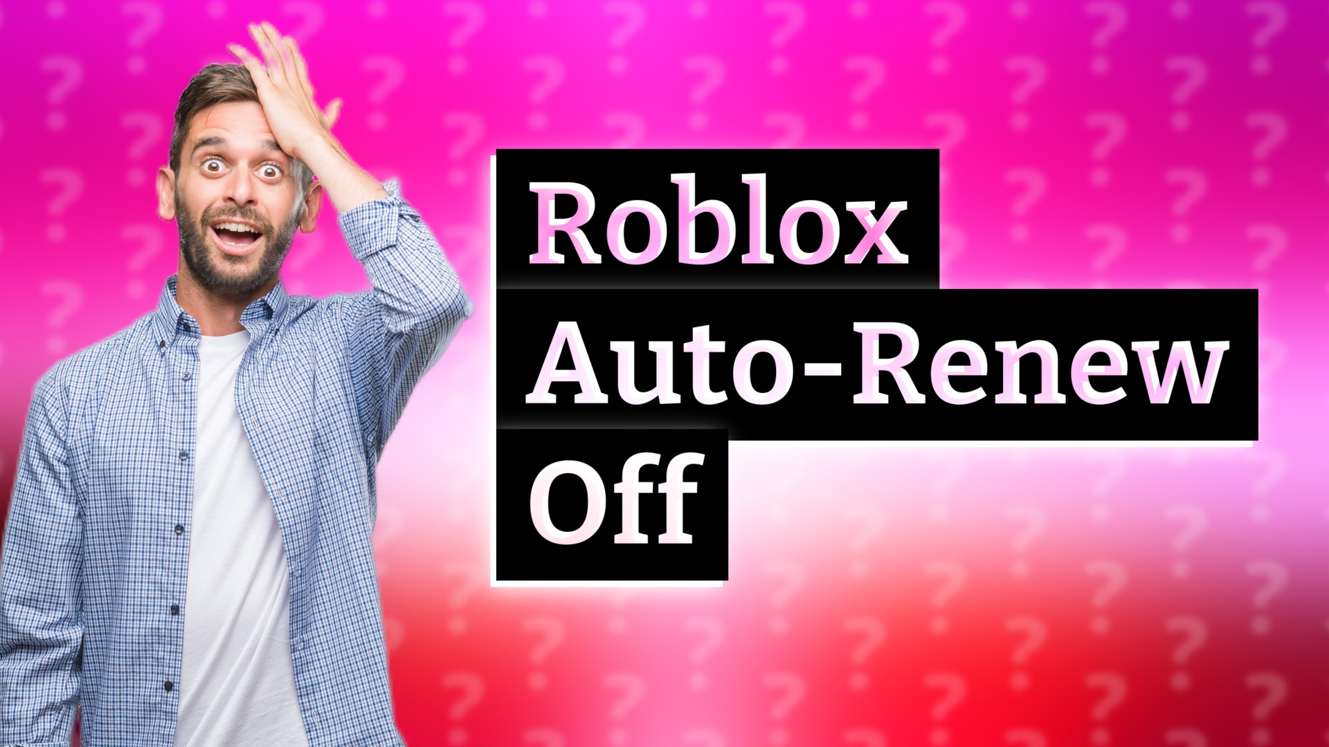 Roblox Auto-Renew Off