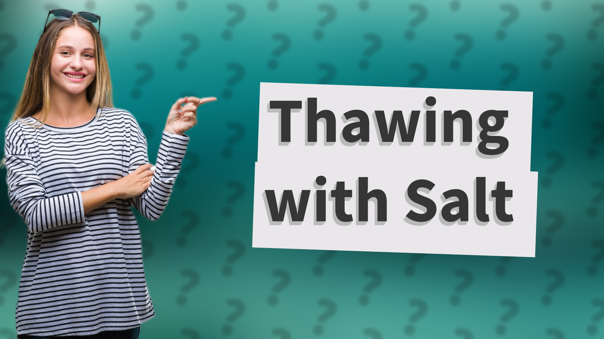 Thawing with Salt