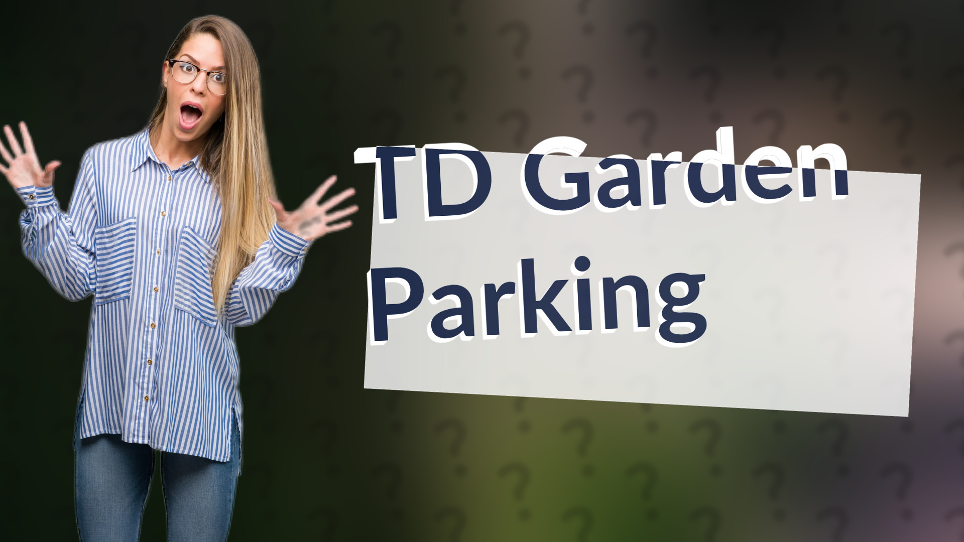 TD Garden Parking