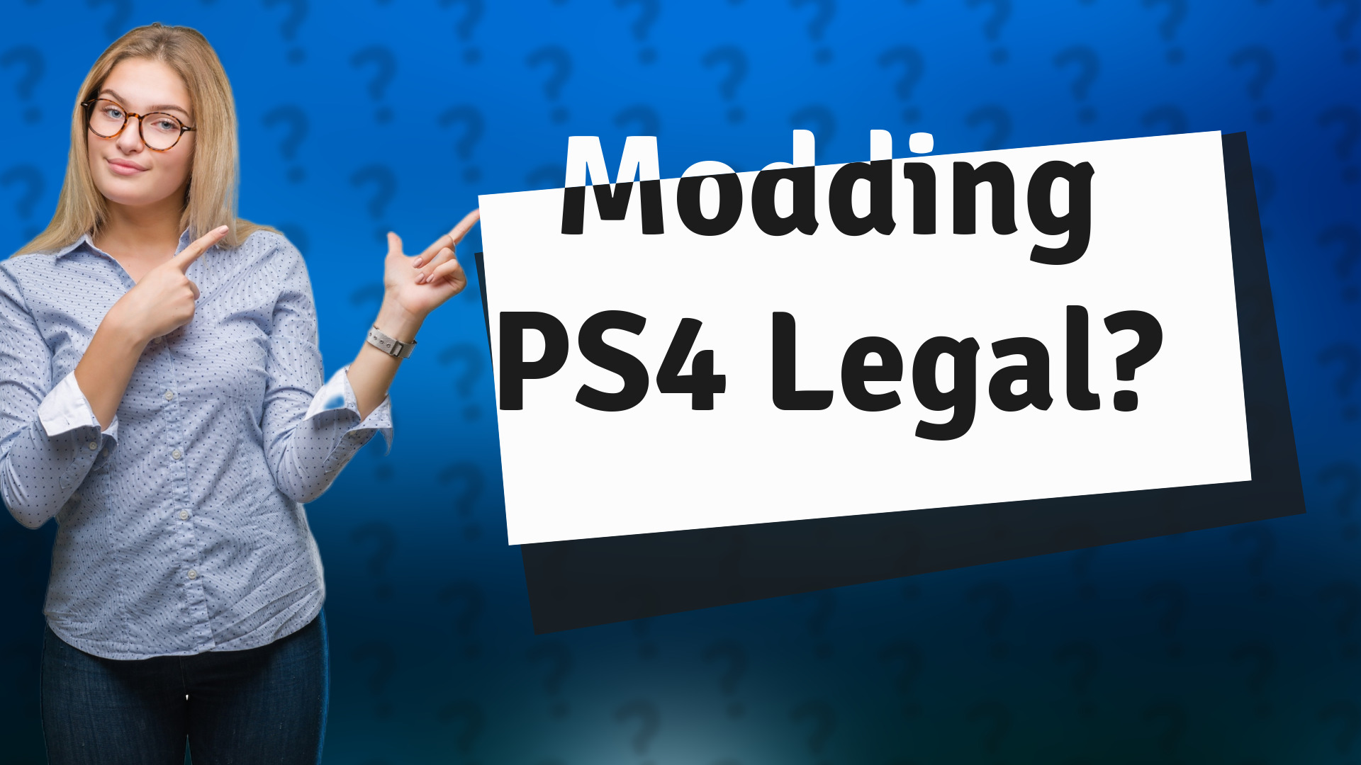 Modding PS4 Legal?