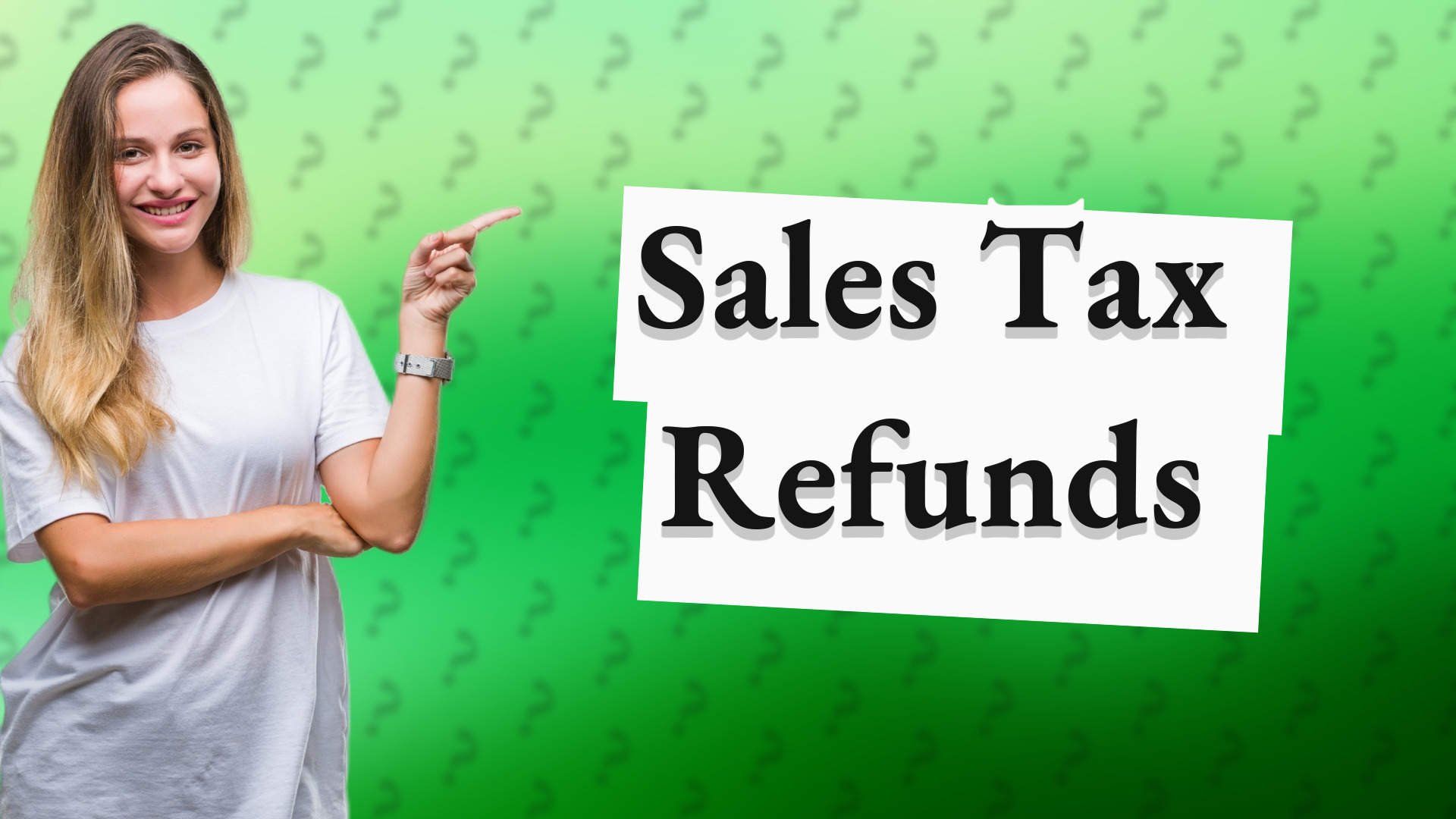Sales Tax Refunds