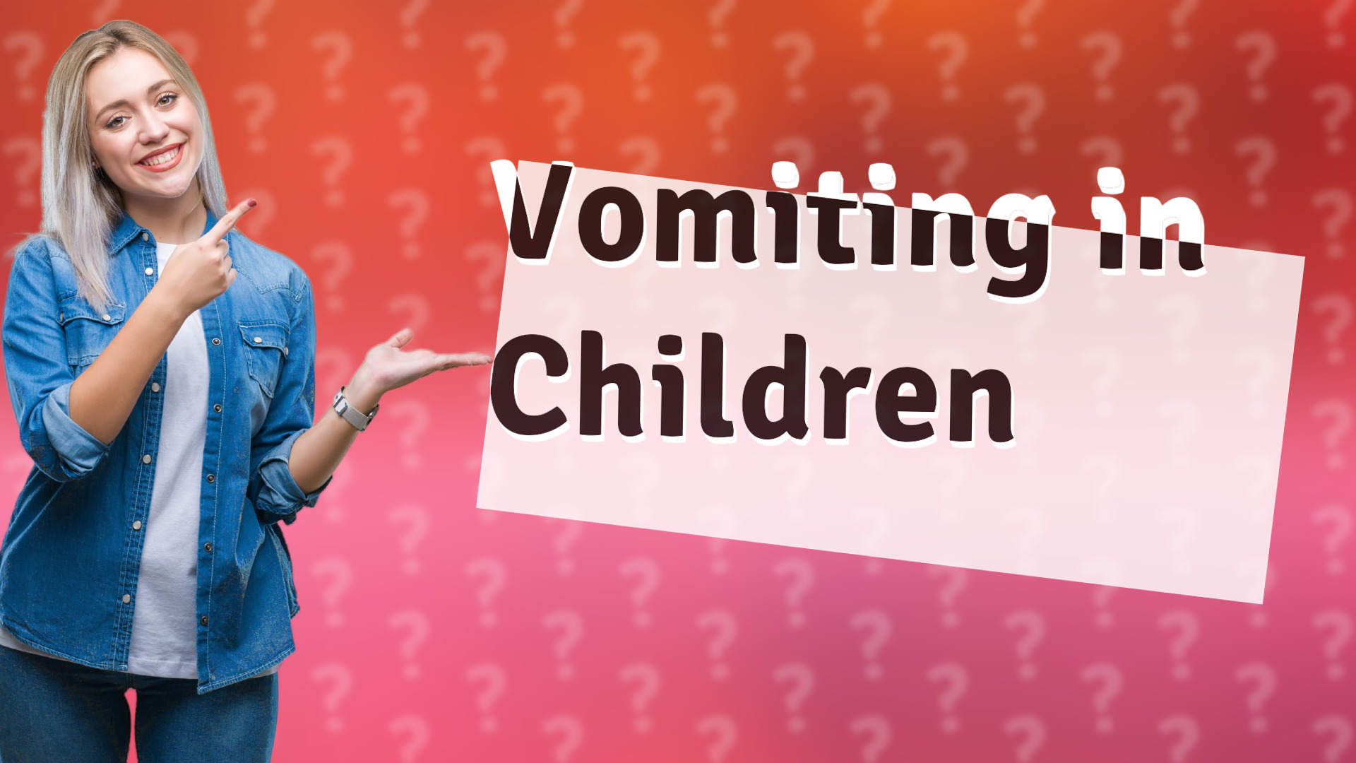 Vomiting in Children