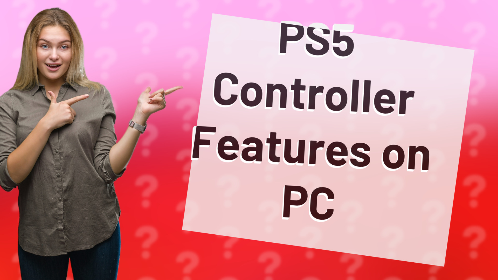 PS5 Controller Features on PC