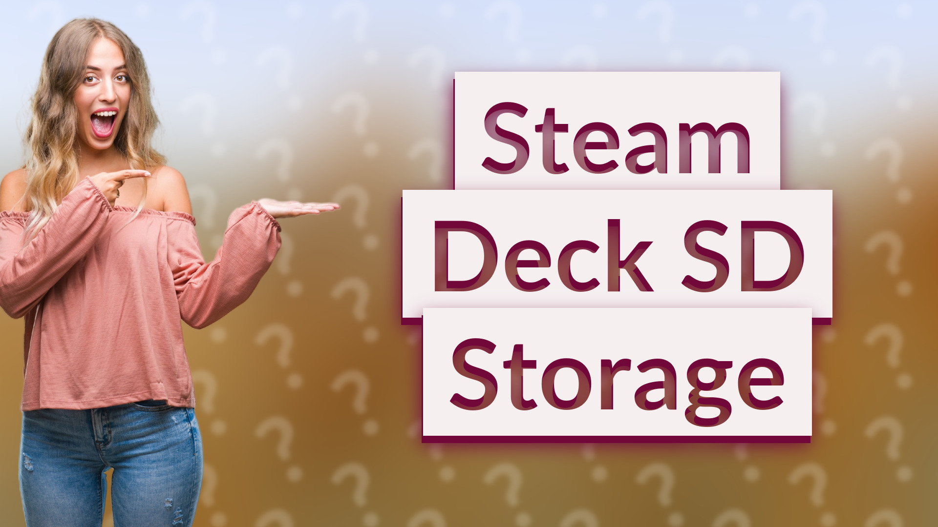 Steam Deck SD Storage