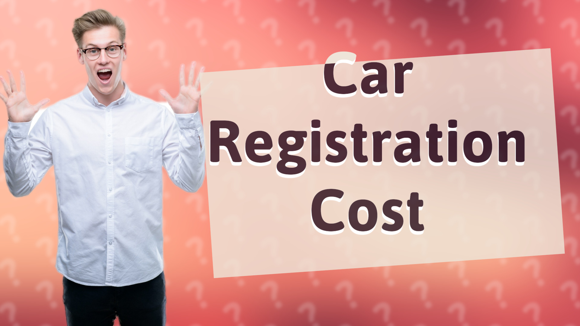 Car Registration Cost