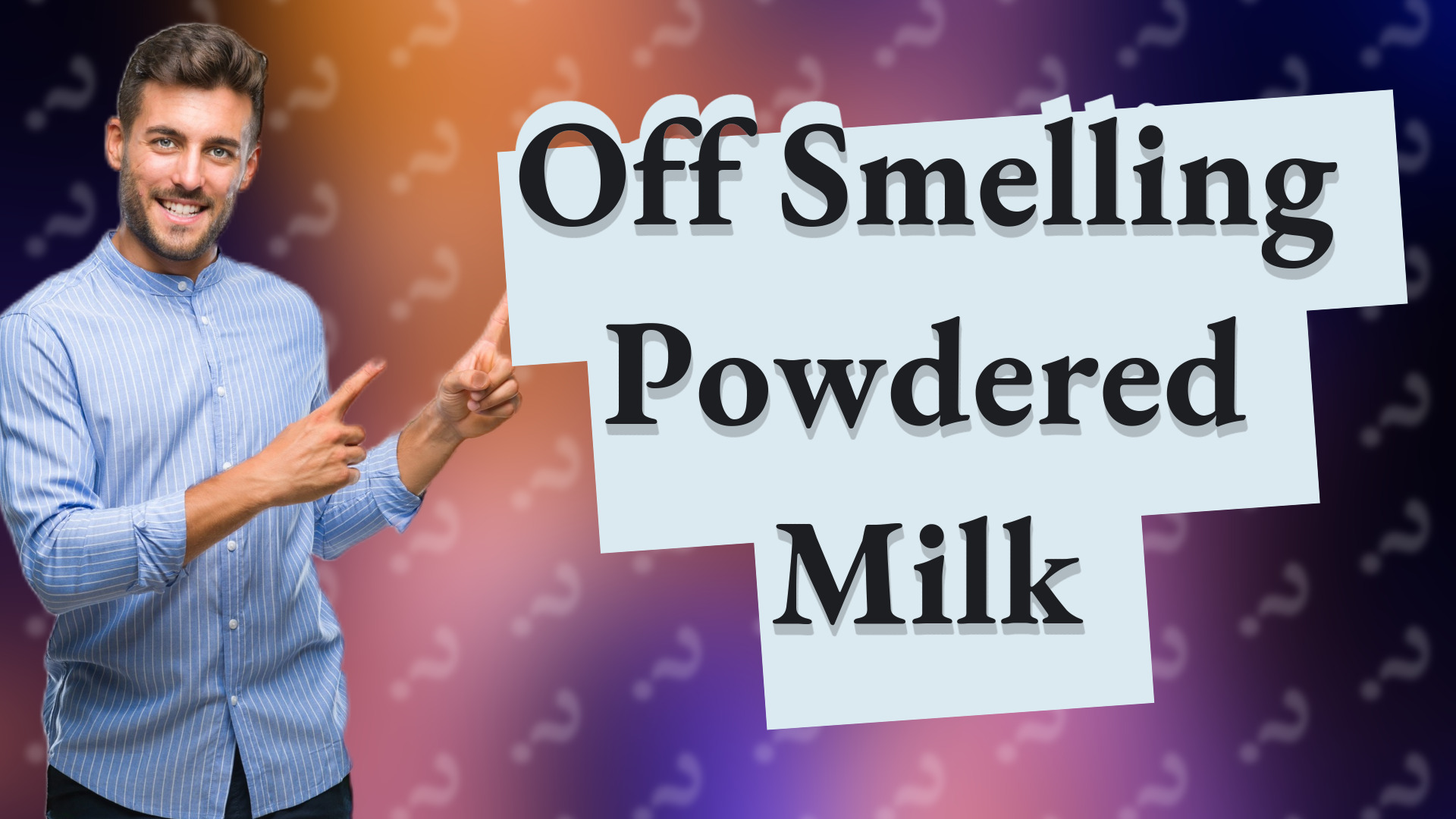 Off Smelling Powdered Milk