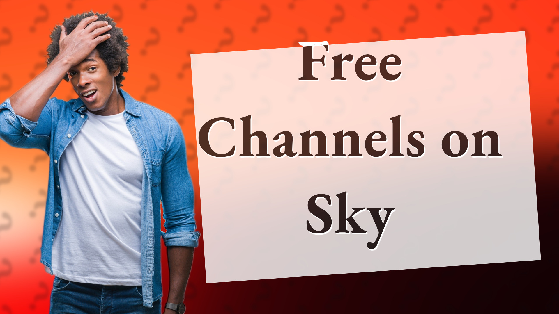Free Channels on Sky