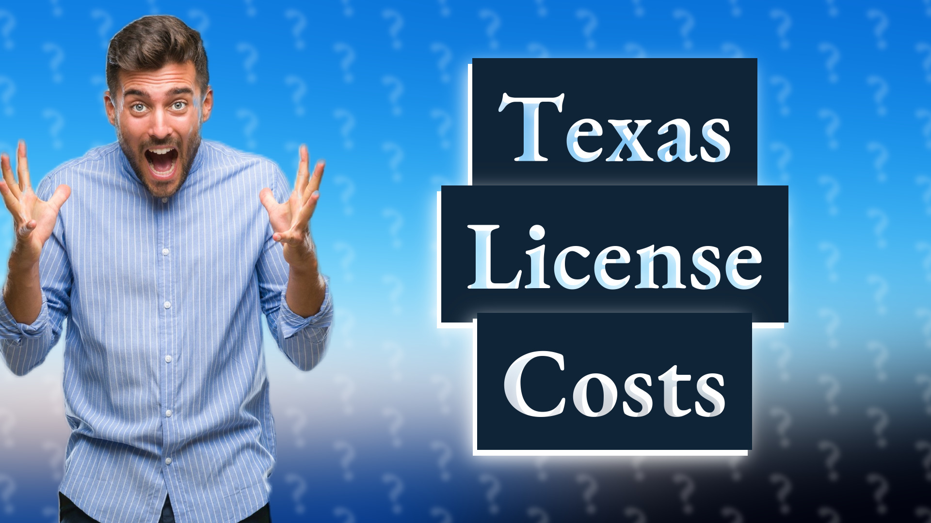 Texas License Costs