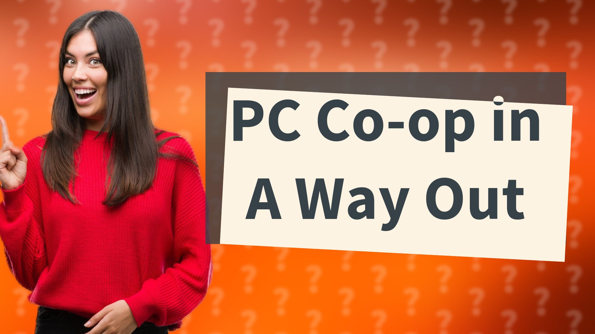 PC Co-op in A Way Out