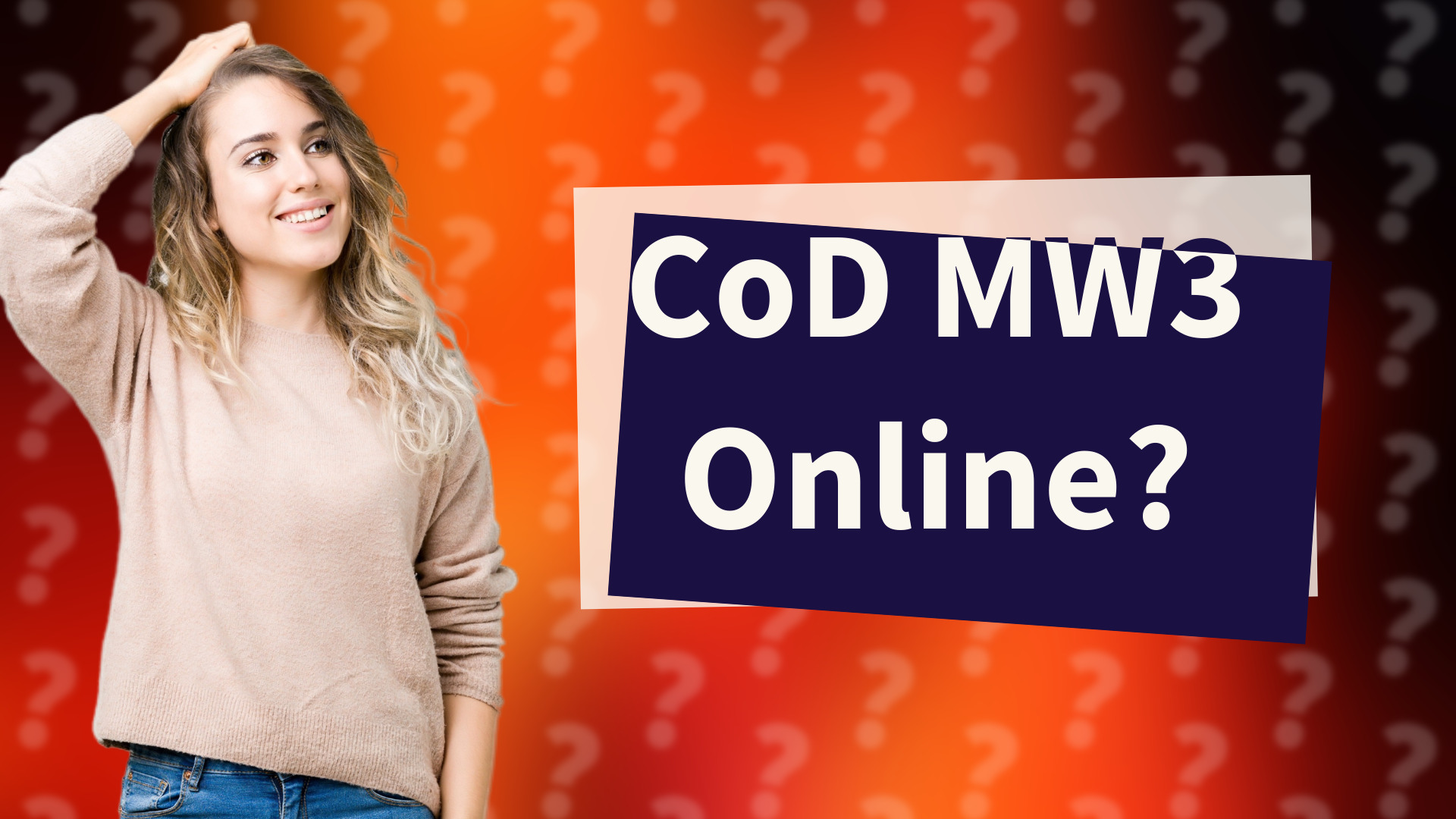 CoD MW3 Online?