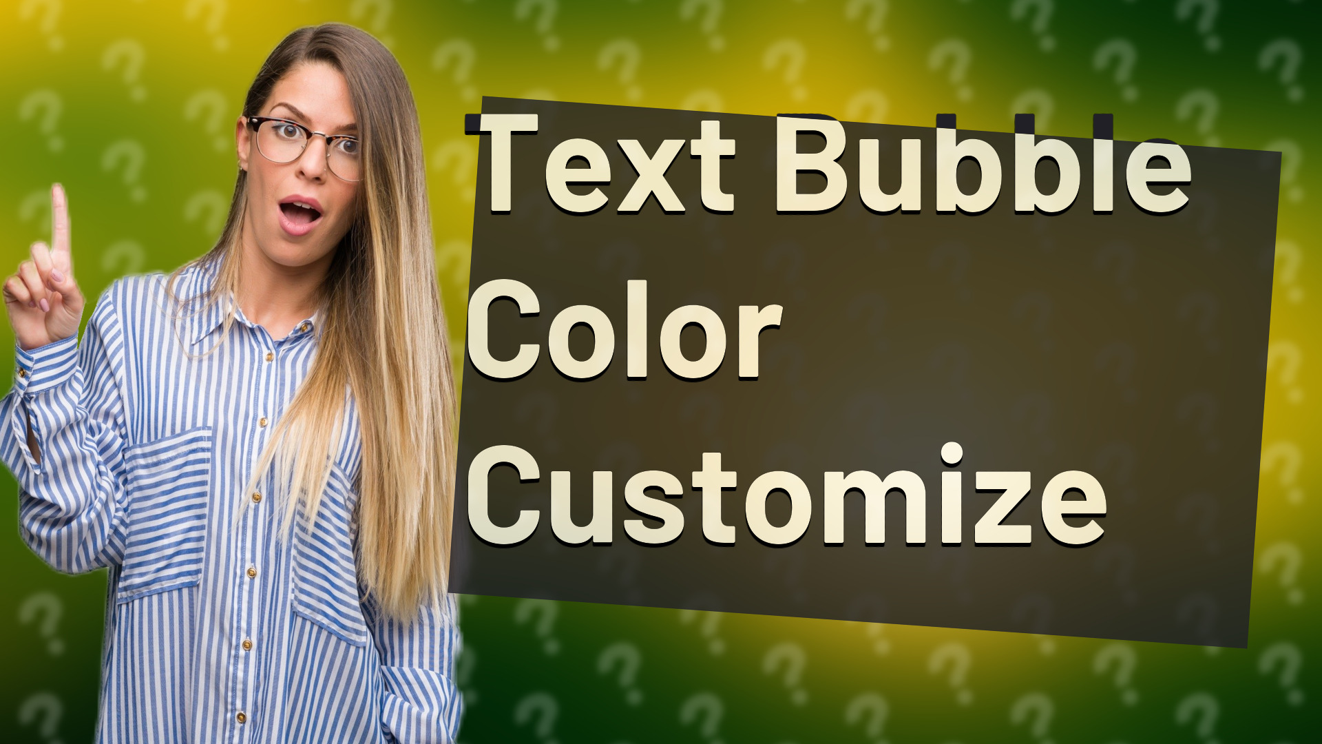 Text Bubble Color Customize