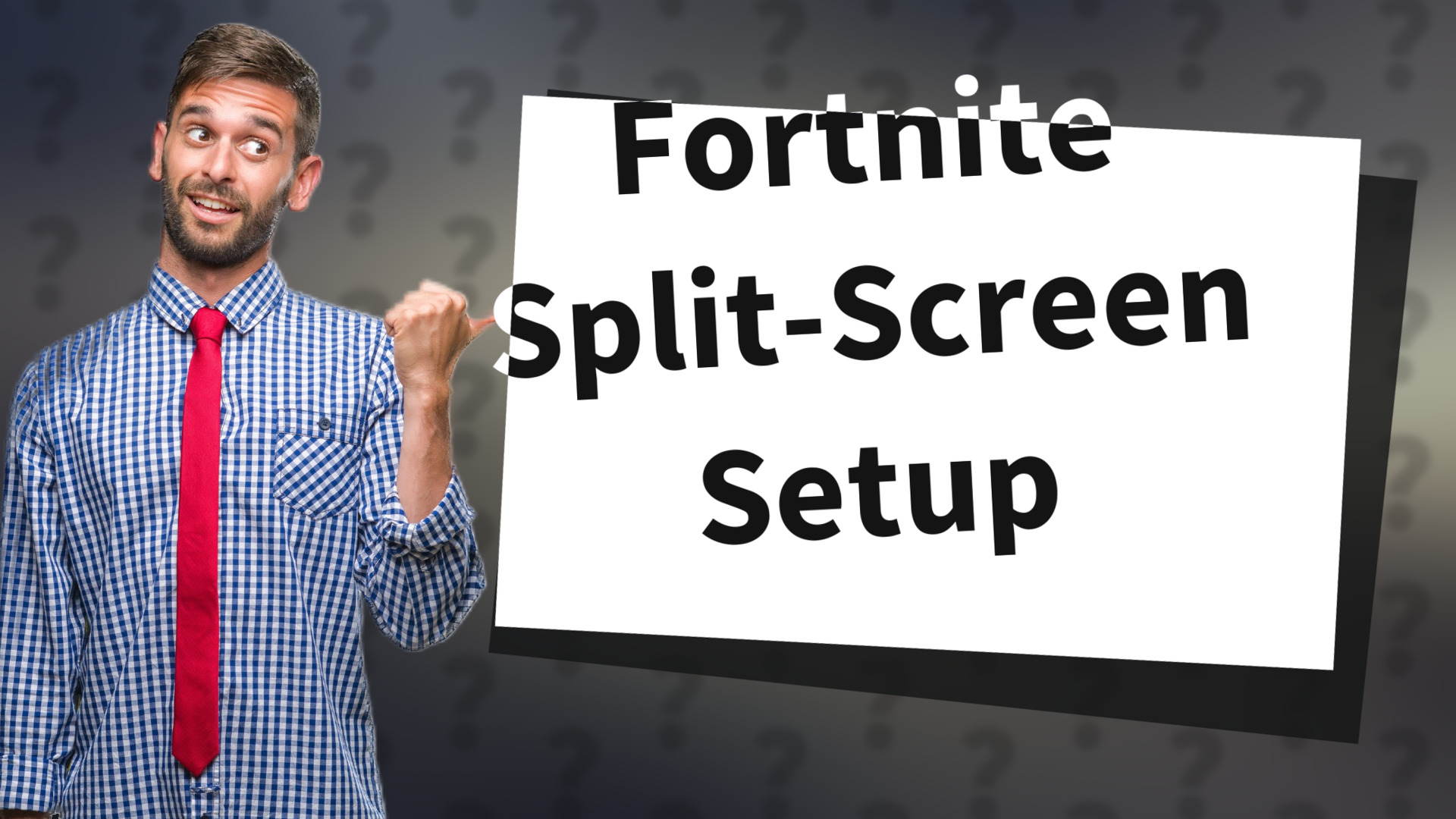 Fortnite Split-Screen Setup