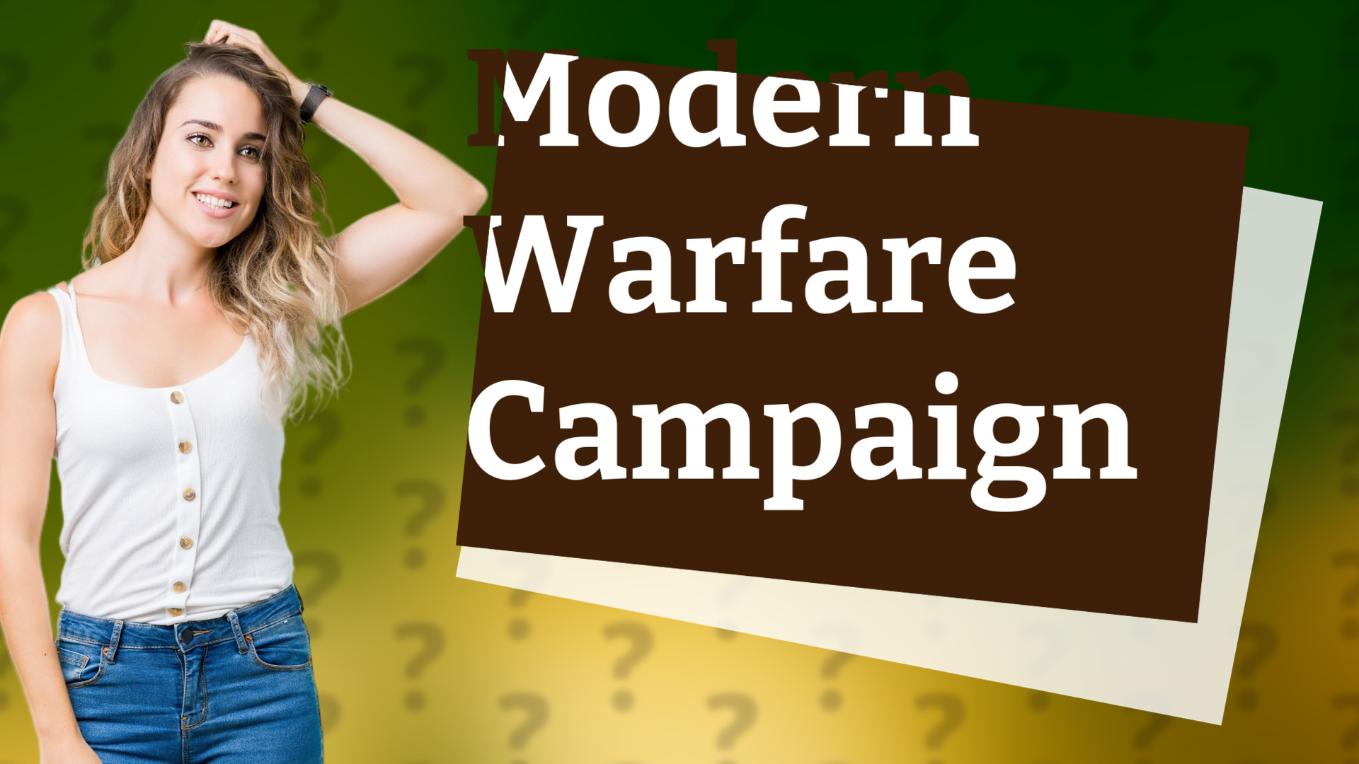 Modern Warfare Campaign