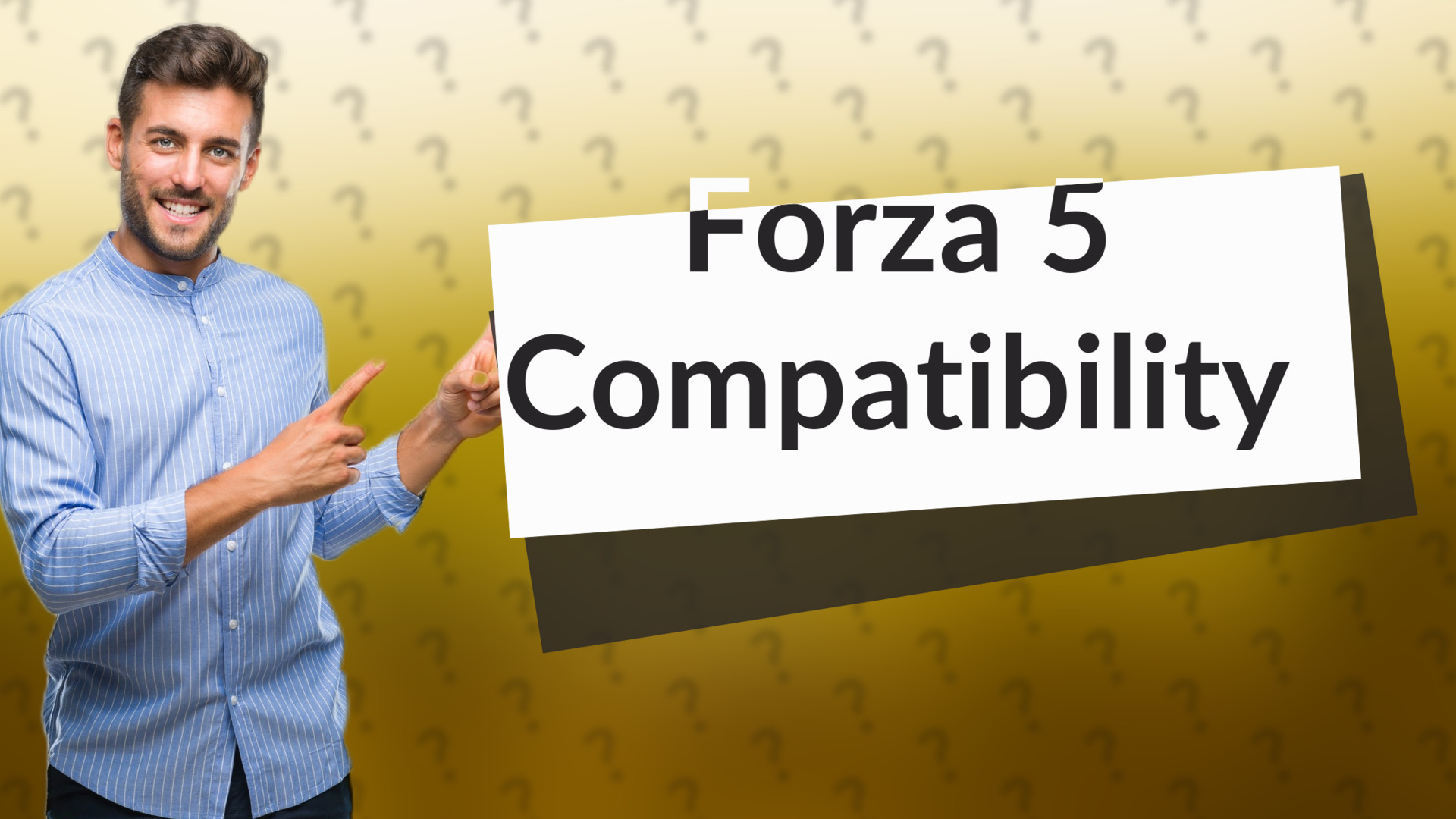 Forza 5 Compatibility