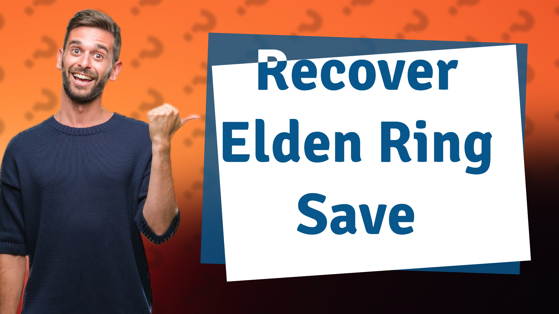 Recover Elden Ring Save