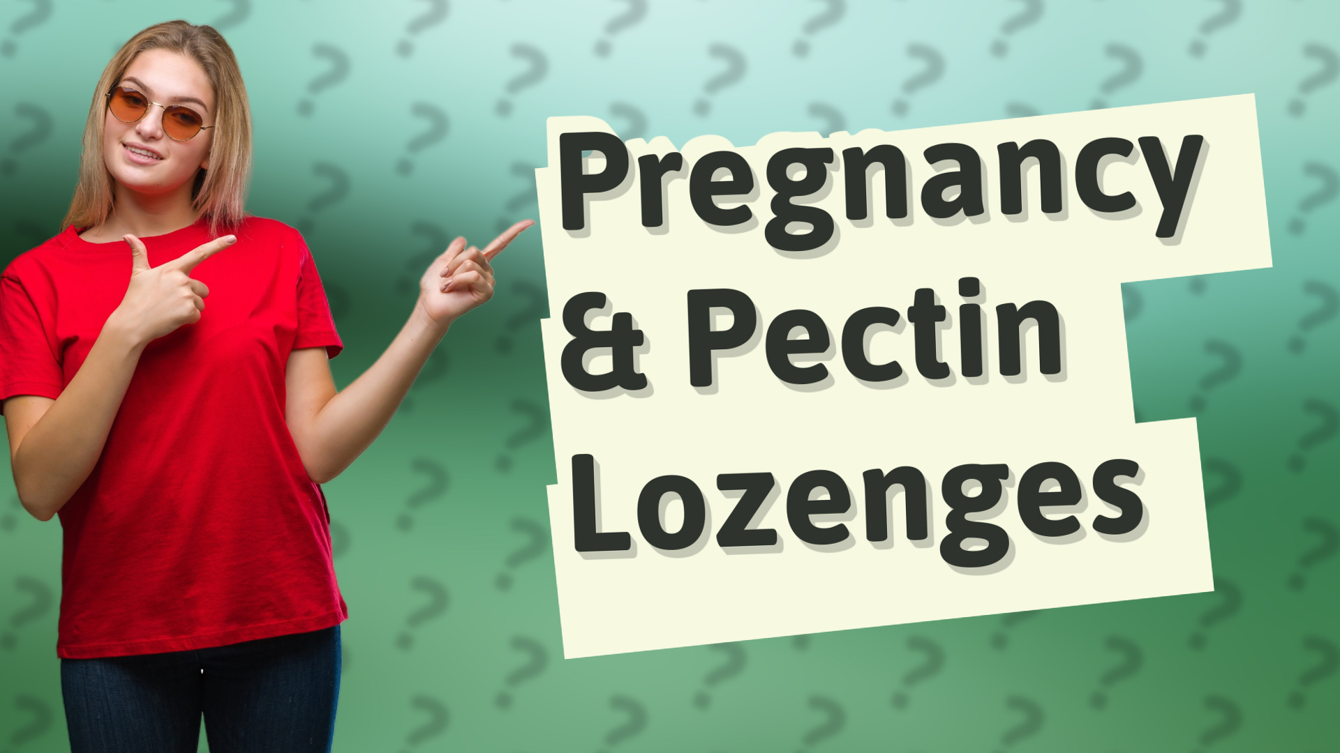 Pregnancy & Pectin Lozenges