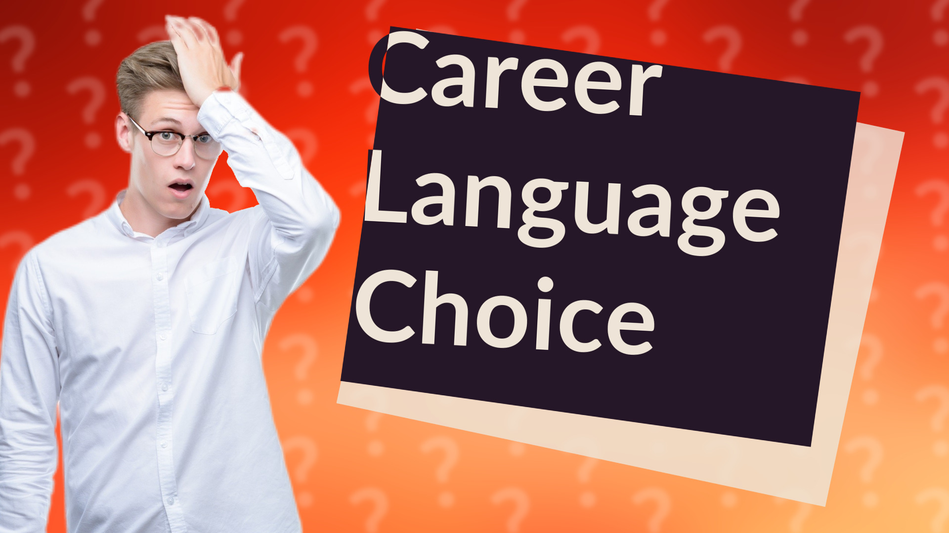 Career Language Choice