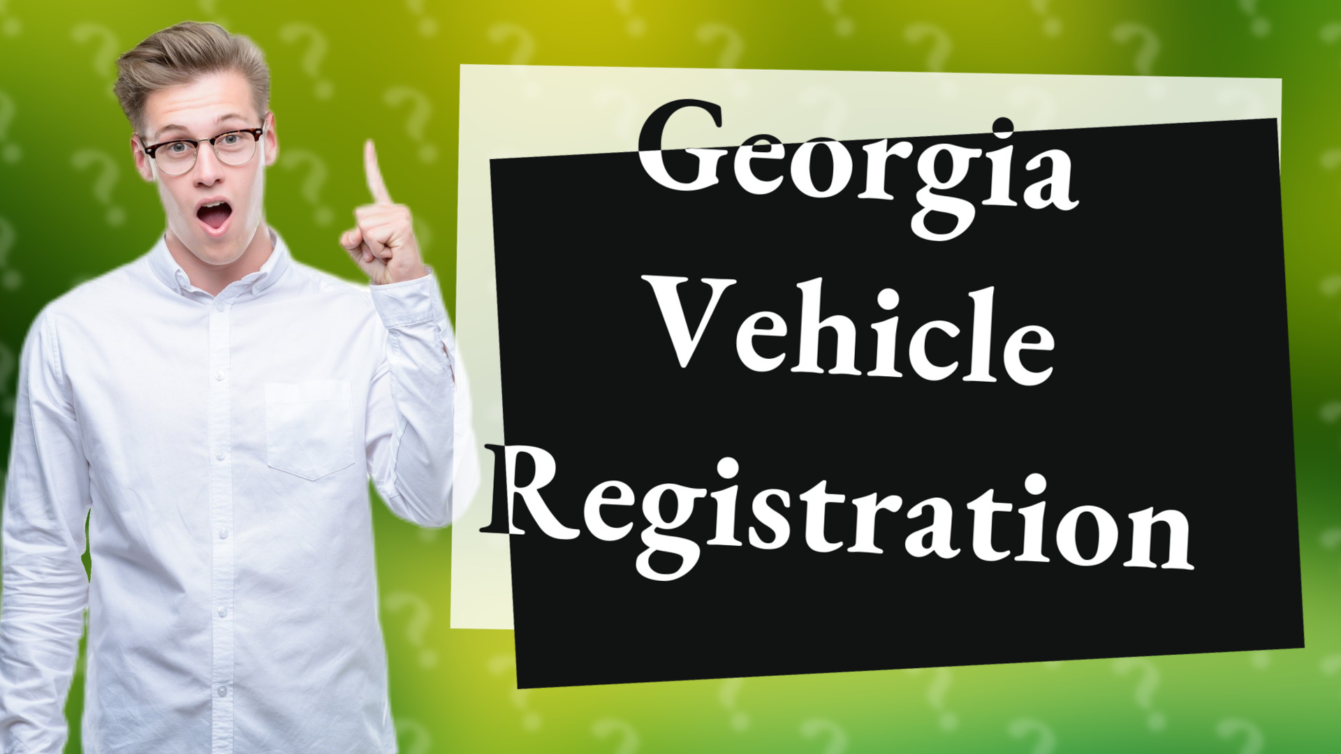 Georgia Vehicle Registration