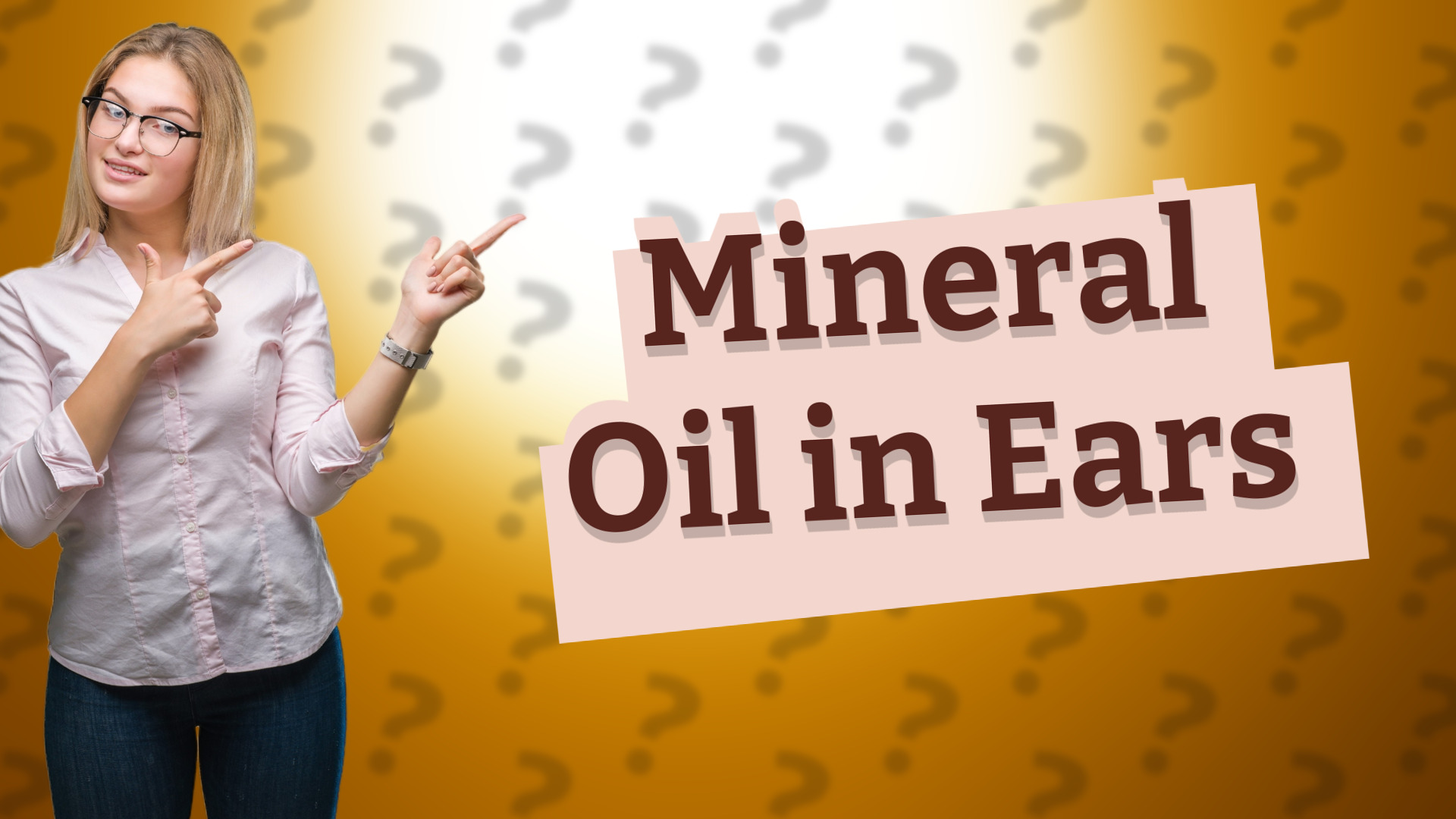 Mineral Oil in Ears