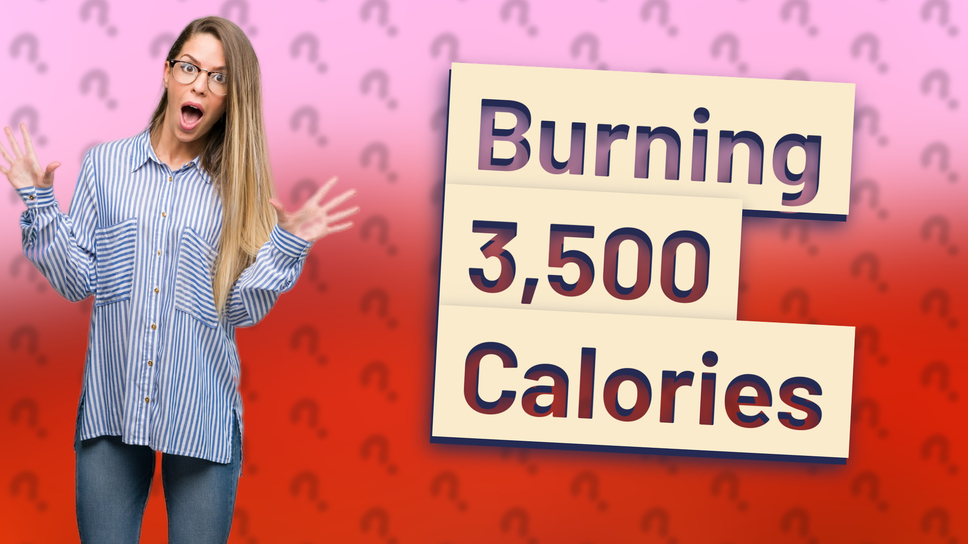 Burning 3,500 Calories