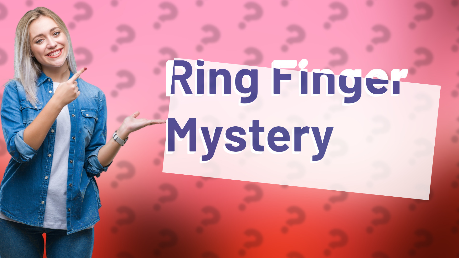Ring Finger Mystery
