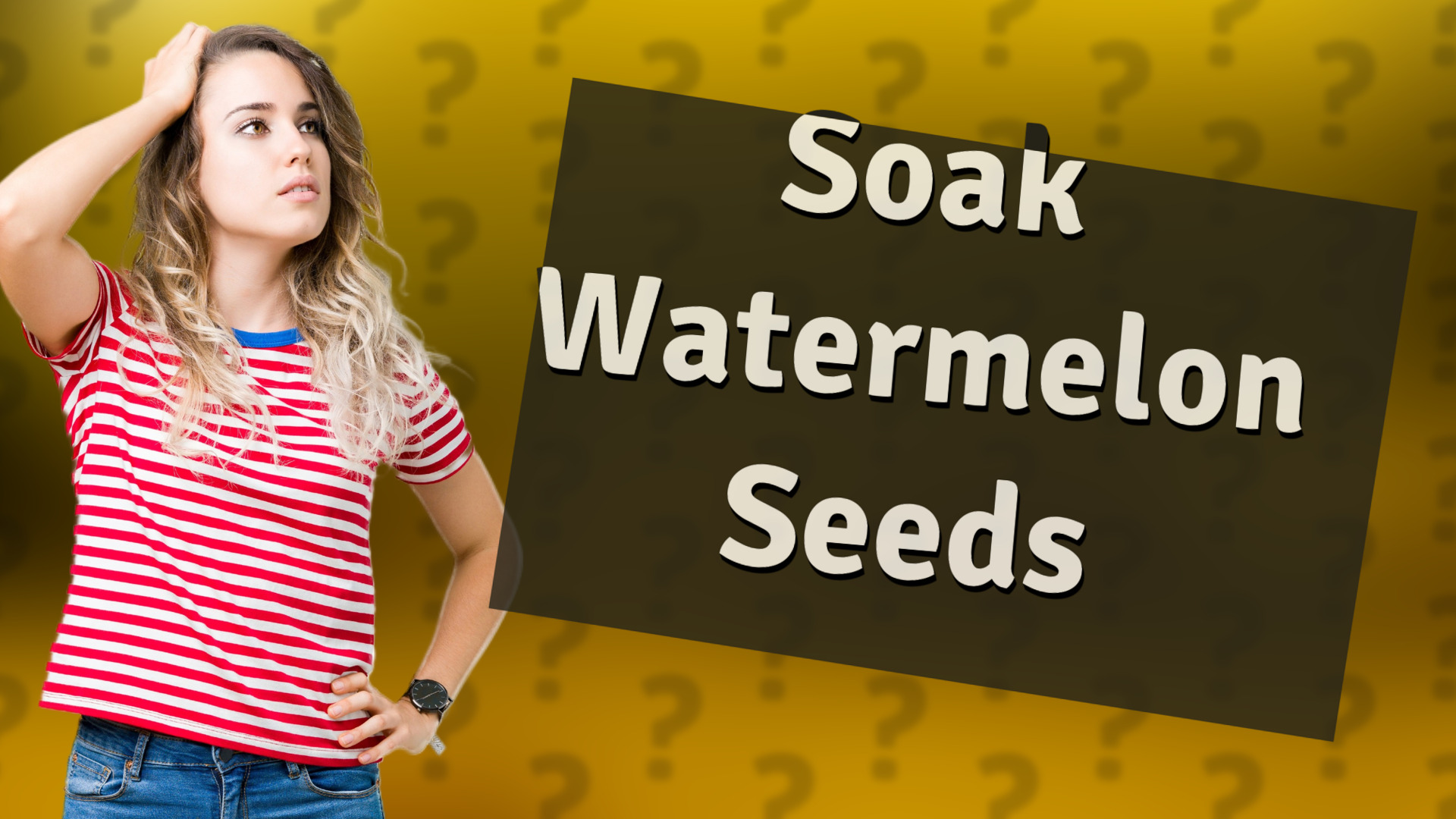 Soak Watermelon Seeds