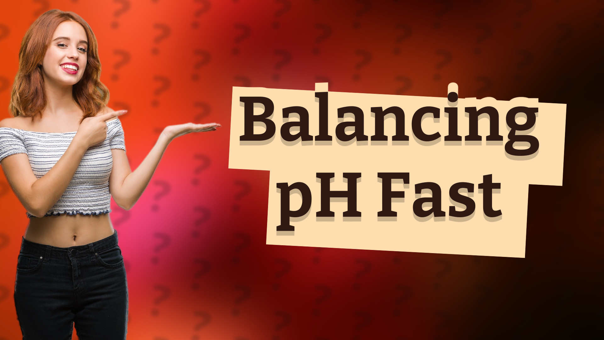 Balancing pH Fast