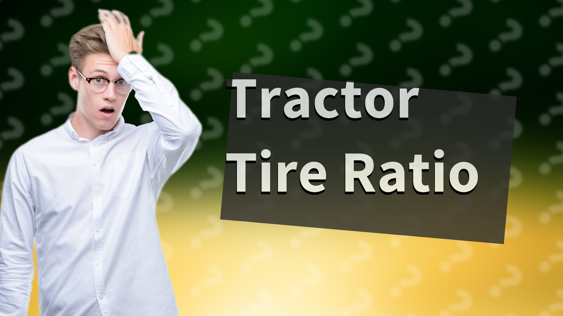 Tractor Tire Ratio