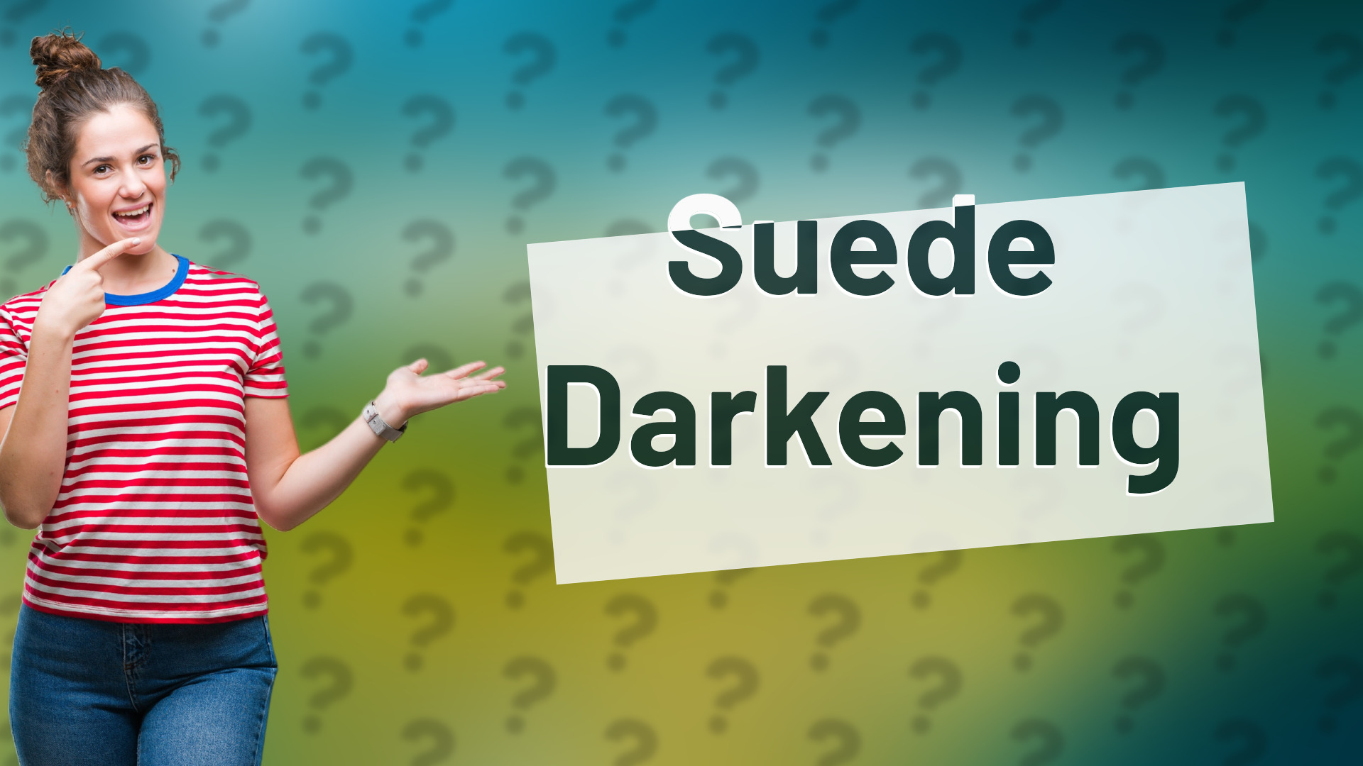 Suede Darkening