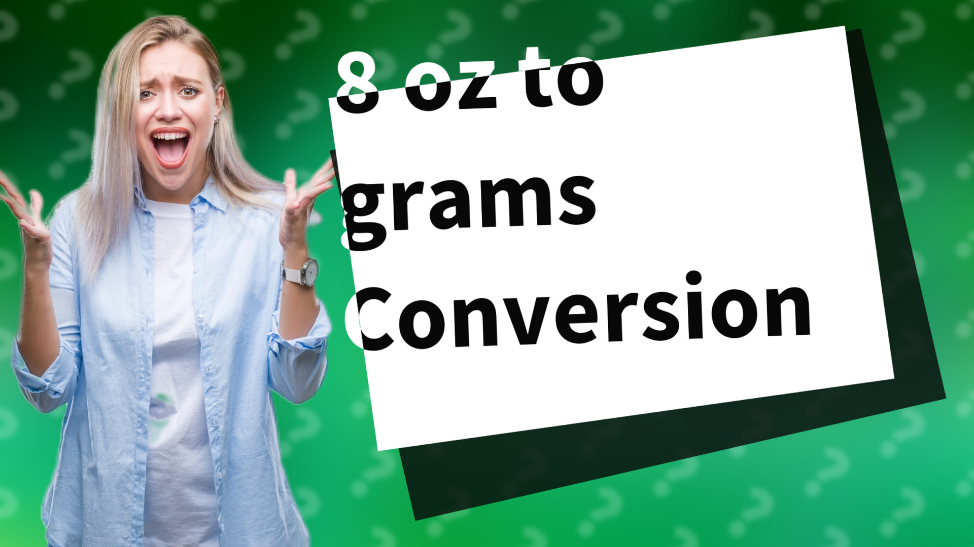 8 oz to grams Conversion