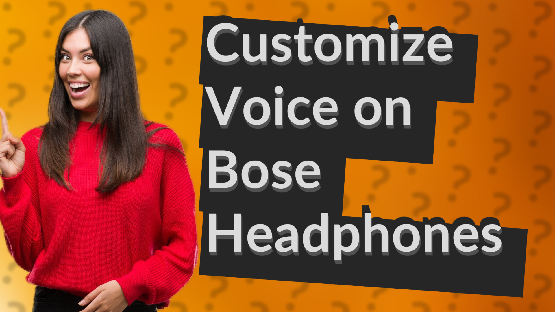Customize Voice on Bose Headphones