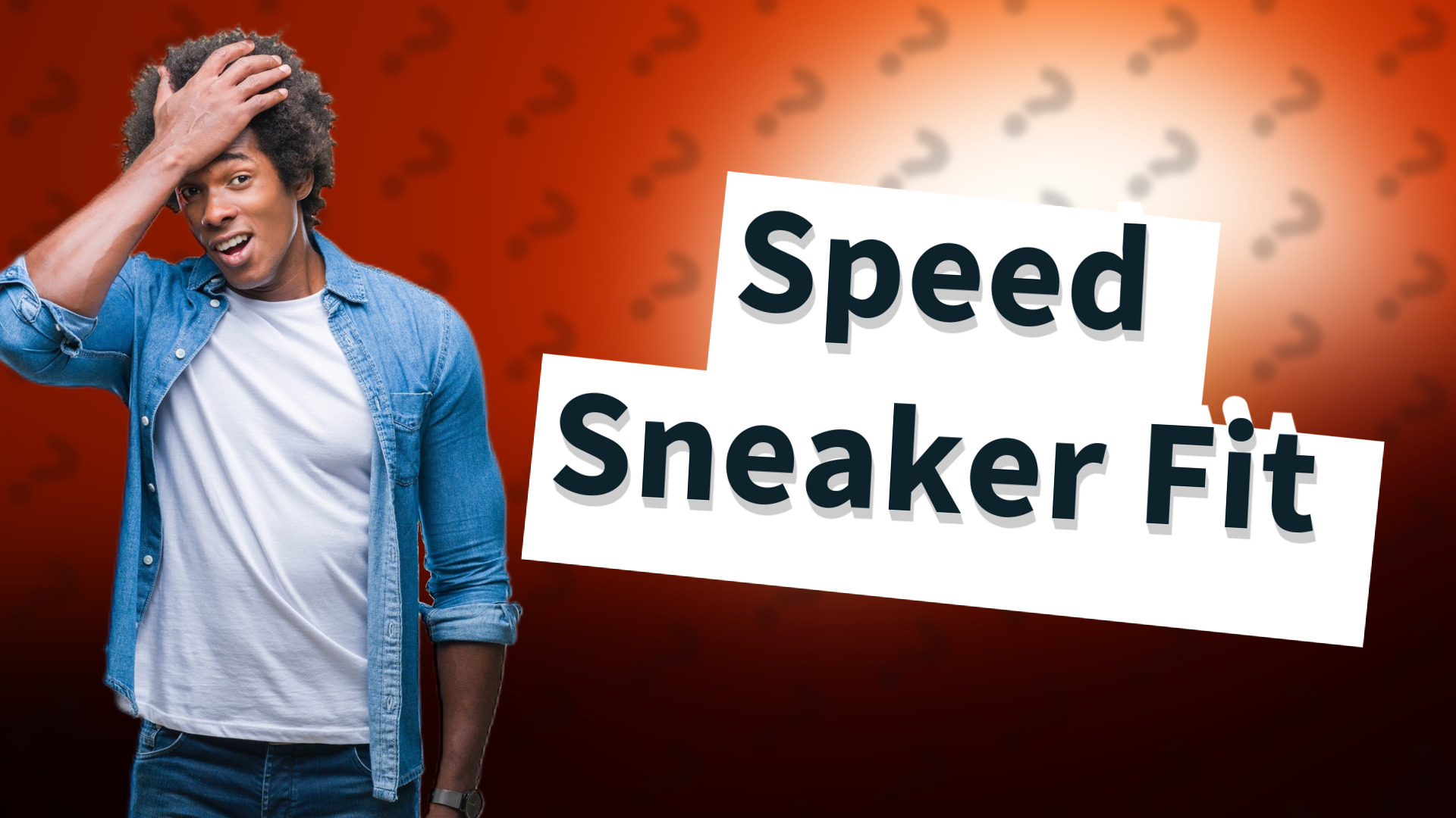 Speed Sneaker Fit