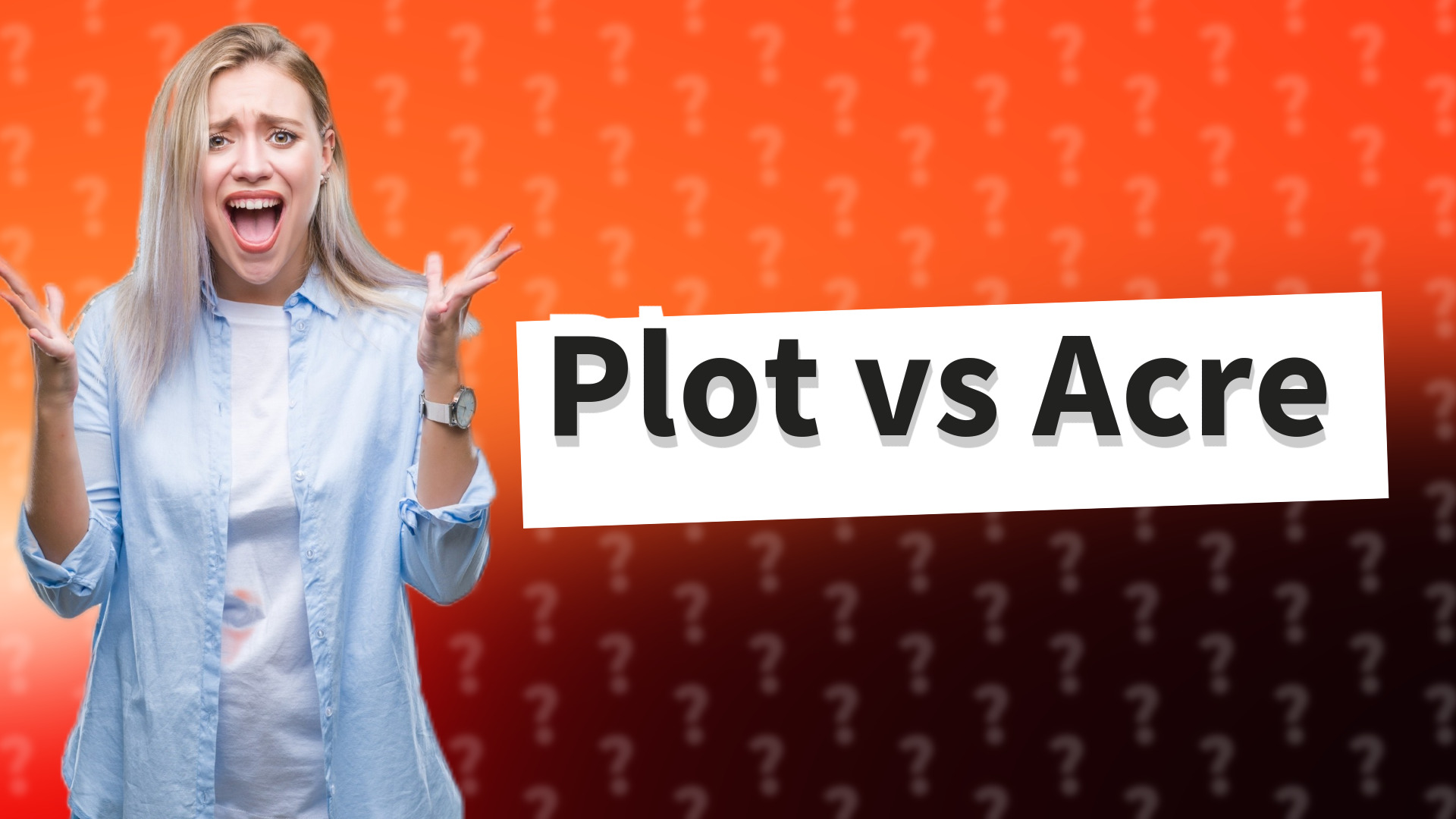 Plot vs Acre