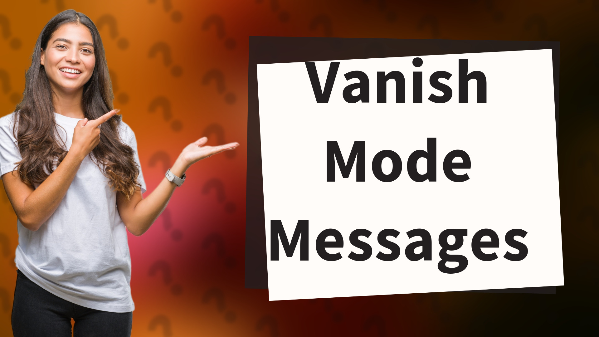 Vanish Mode Messages