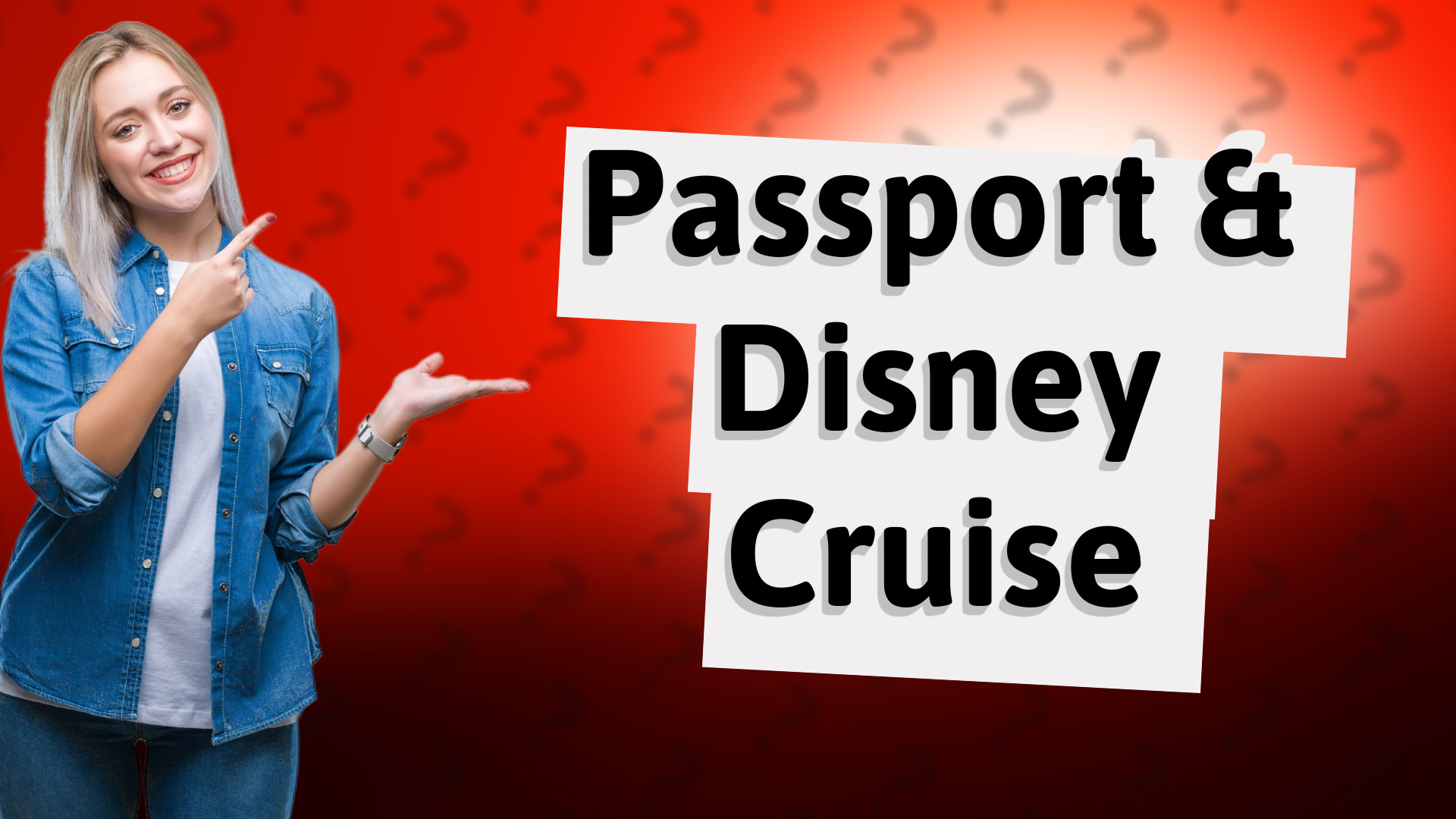 Passport & Disney Cruise