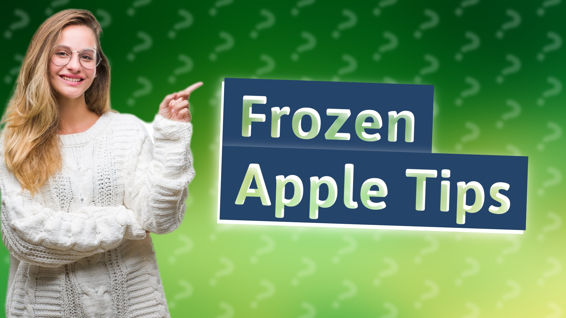 Frozen Apple Tips