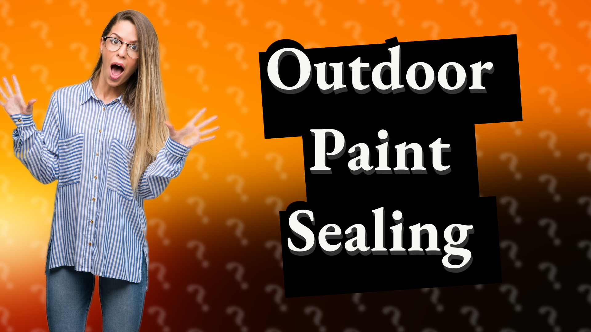 Outdoor Paint Sealing
