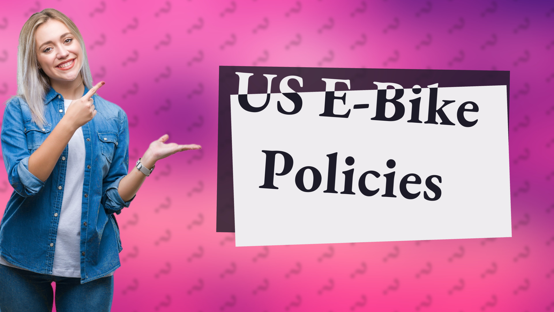 US E-Bike Policies