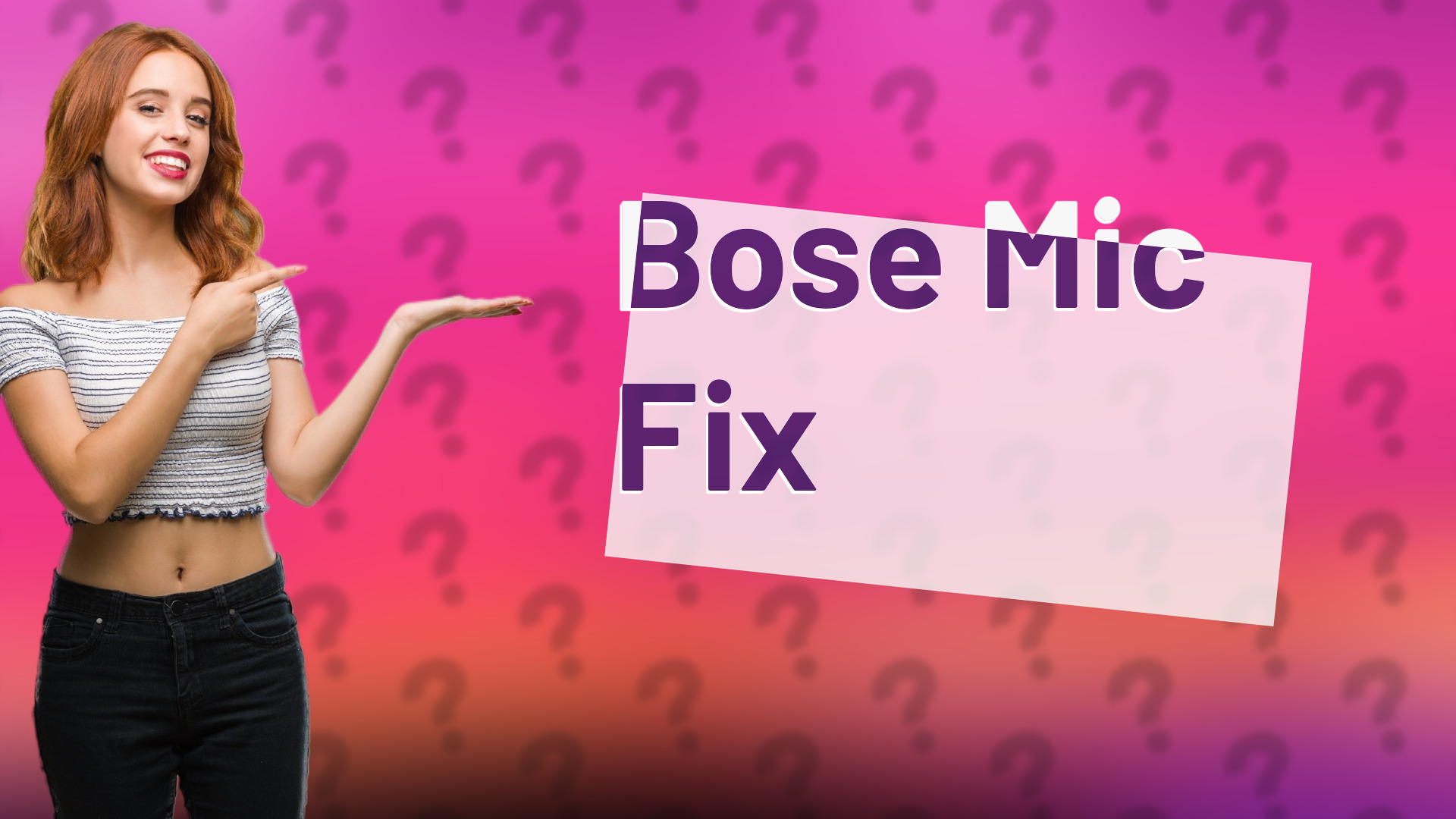 Bose Mic Fix
